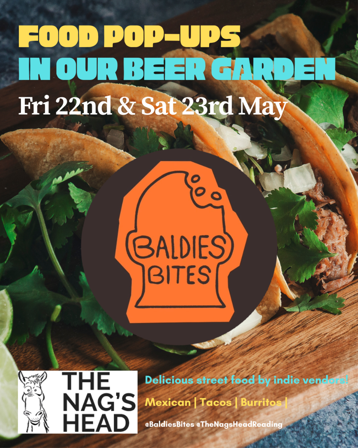 Food Pop-ups in our Beer Garden: Baldies Bites