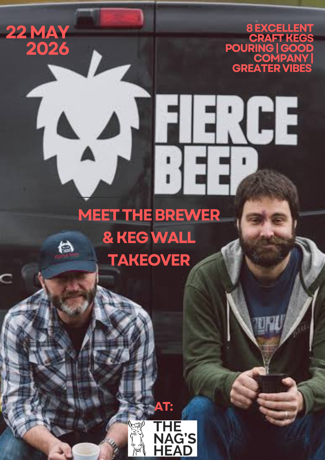 Fierce Beer – Meet the Brewer & Keg Wall Takeover