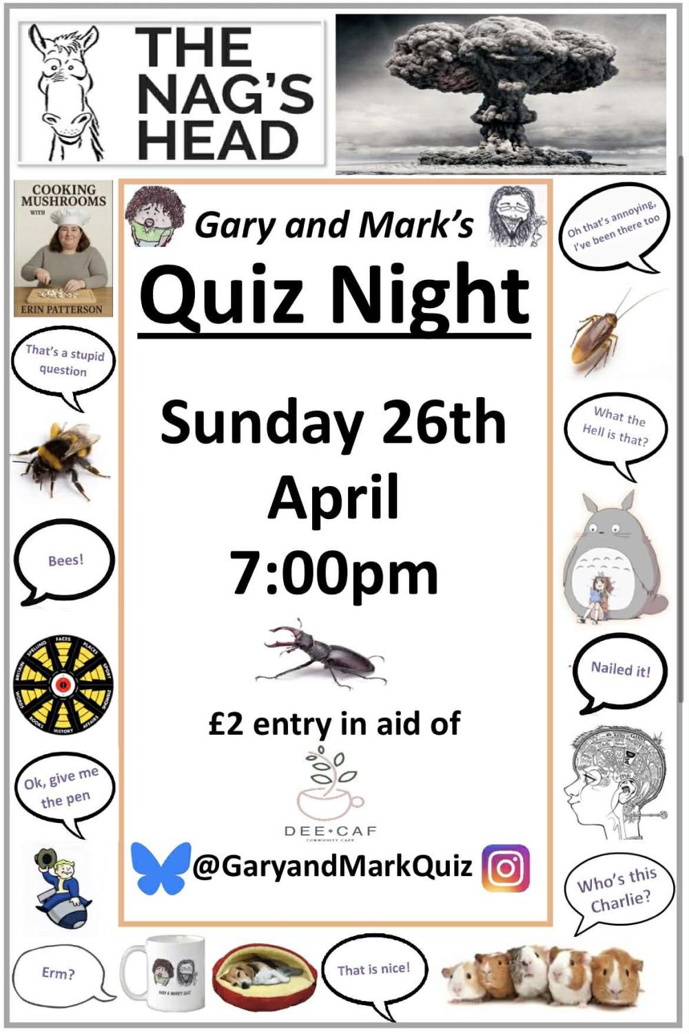 Gary and Mark's Charity Fun Quiz!