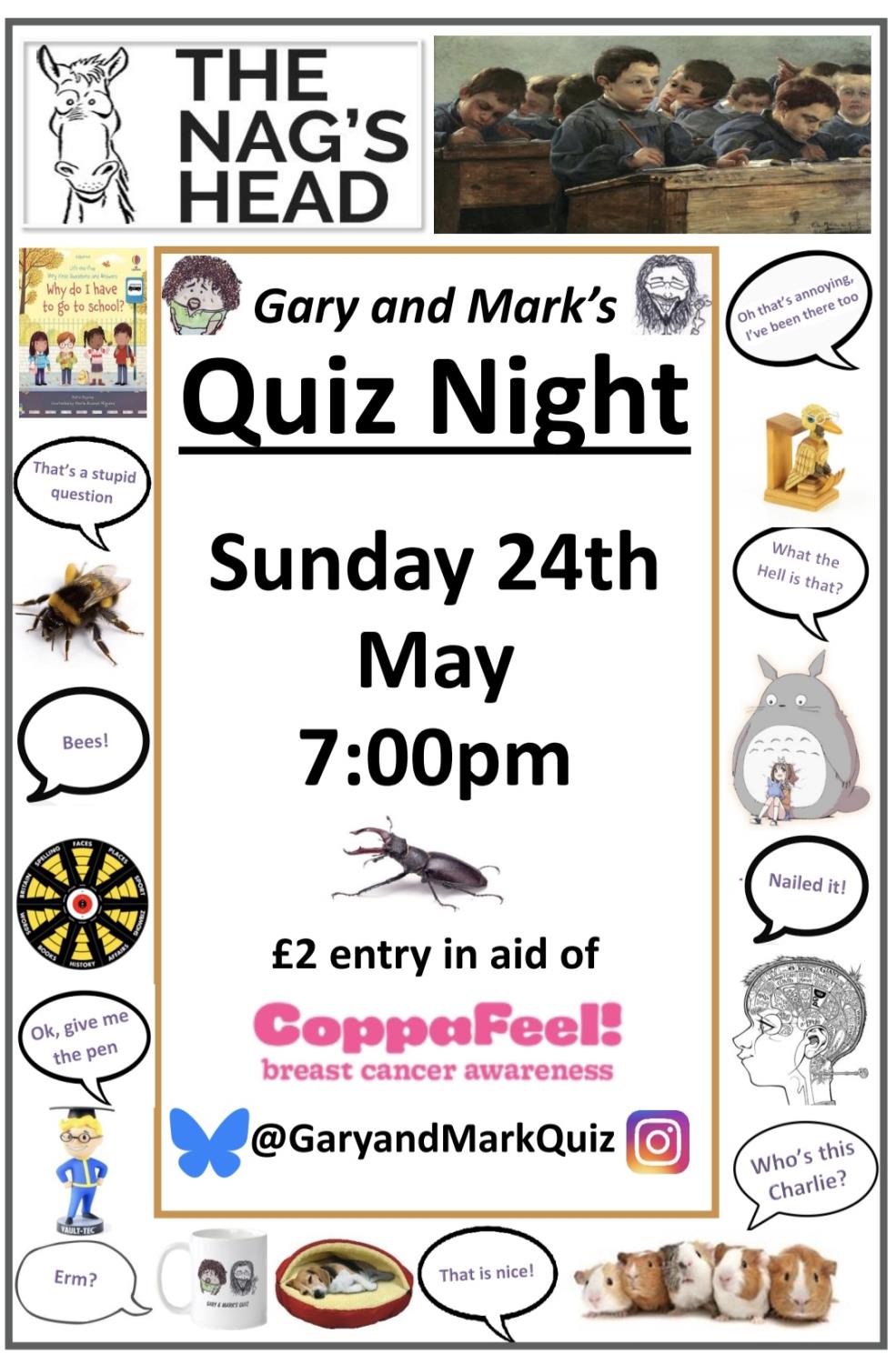 Gary and Mark's Charity Fun Quiz!