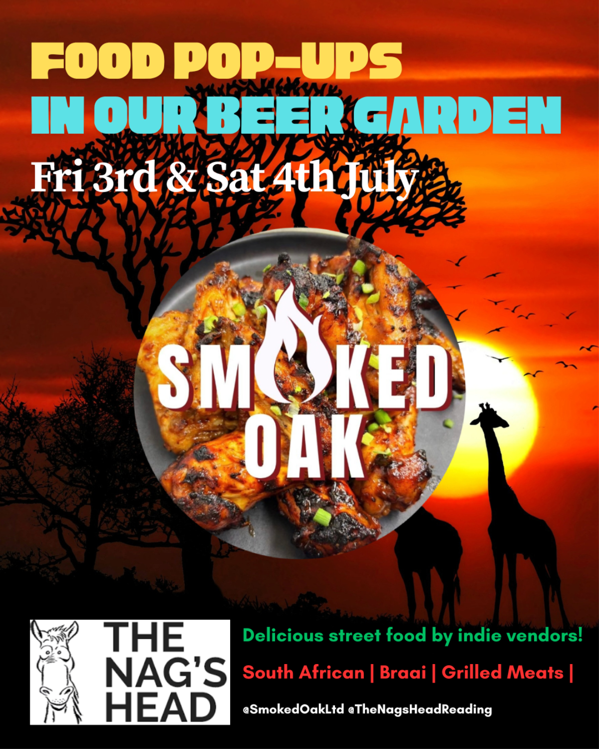 Food Pop-ups in our Beer Garden: Smoked Oak