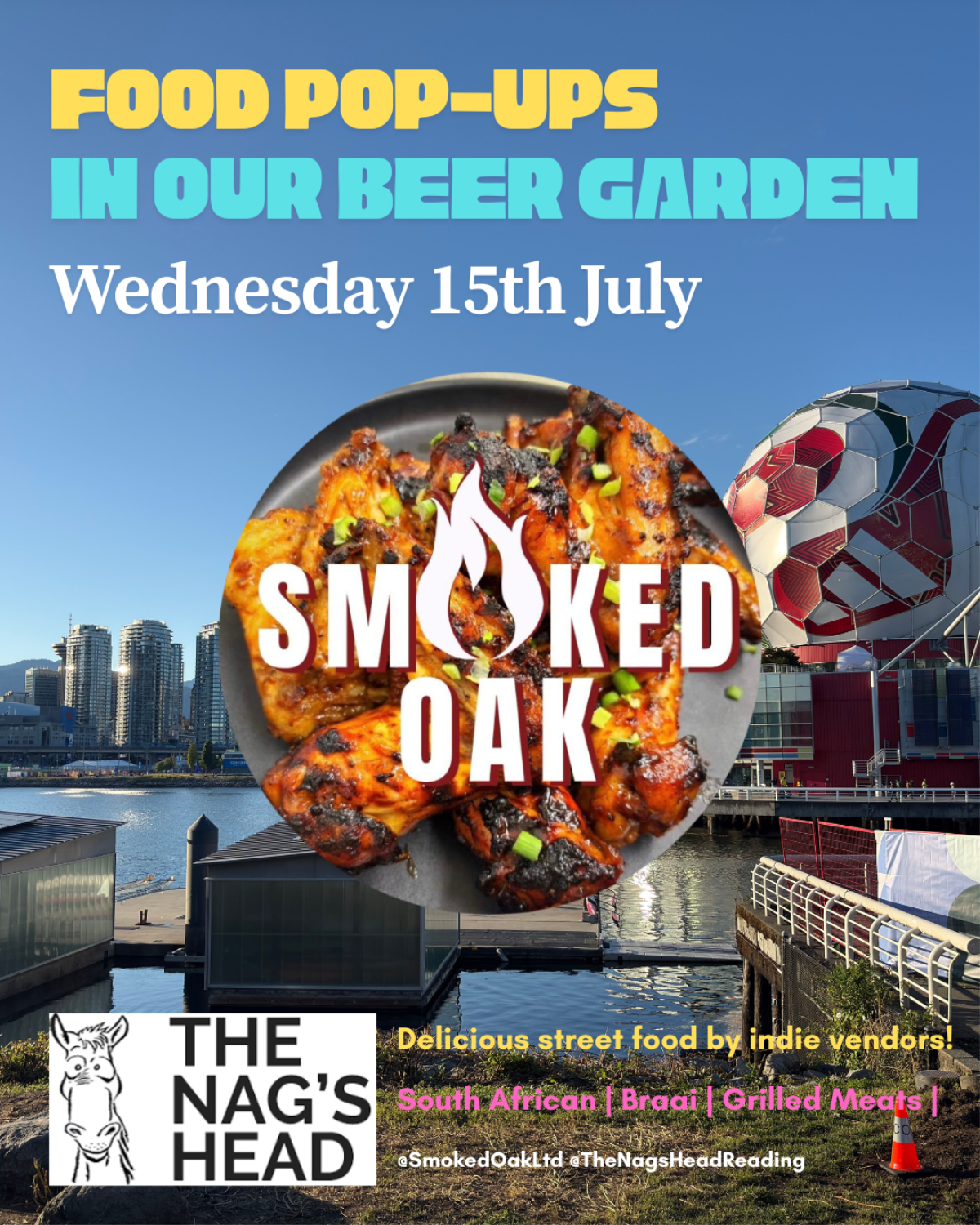 Food Pop-ups in our Beer Garden: Smoked Oak