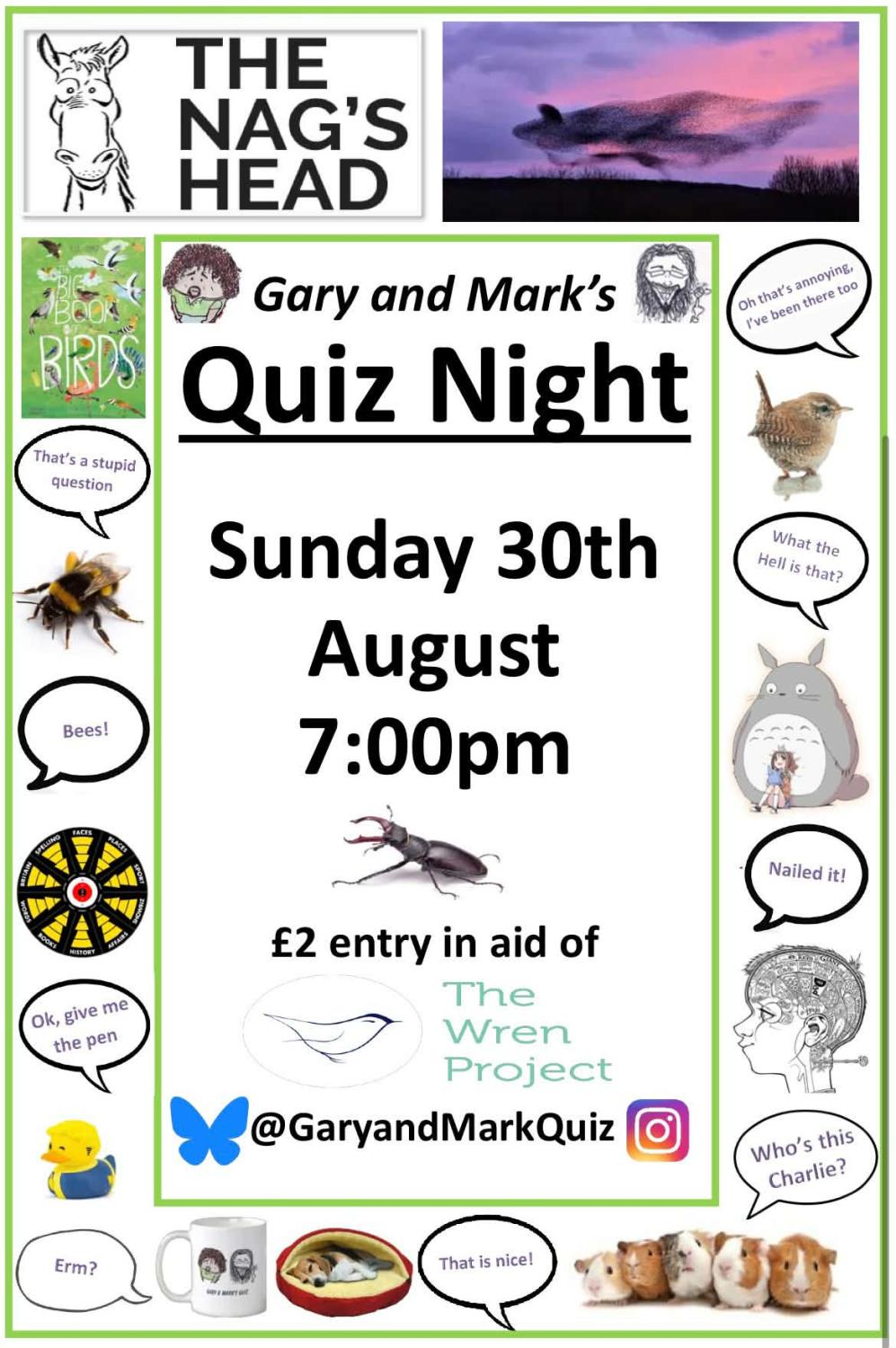 Gary and Mark's Charity Fun Quiz!