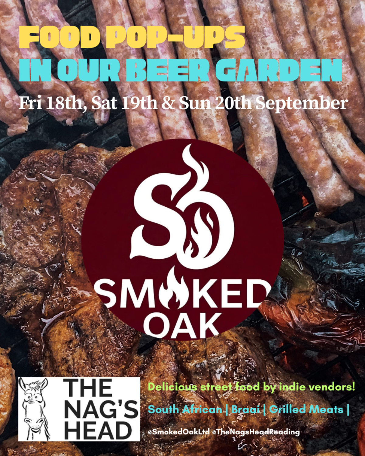 Food Pop-ups in our Beer Garden: Smoked Oak