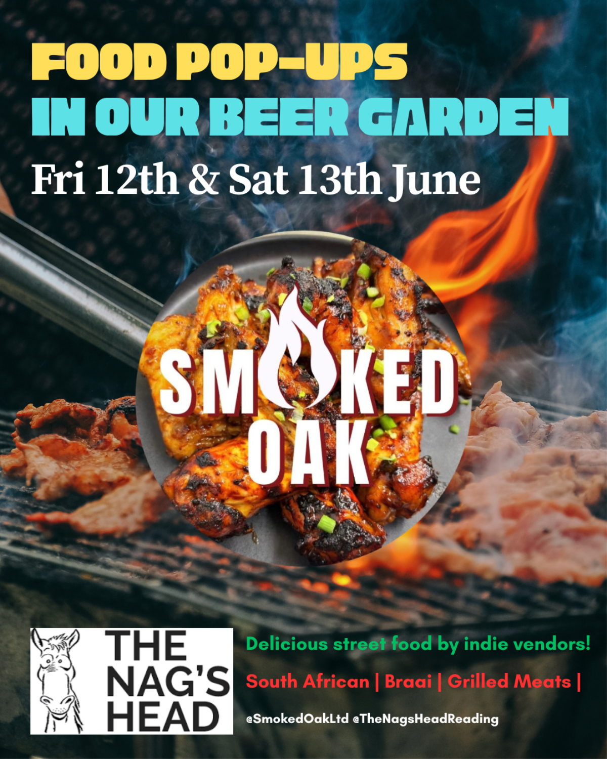 Food Pop-ups in our Beer Garden: Smoked Oak