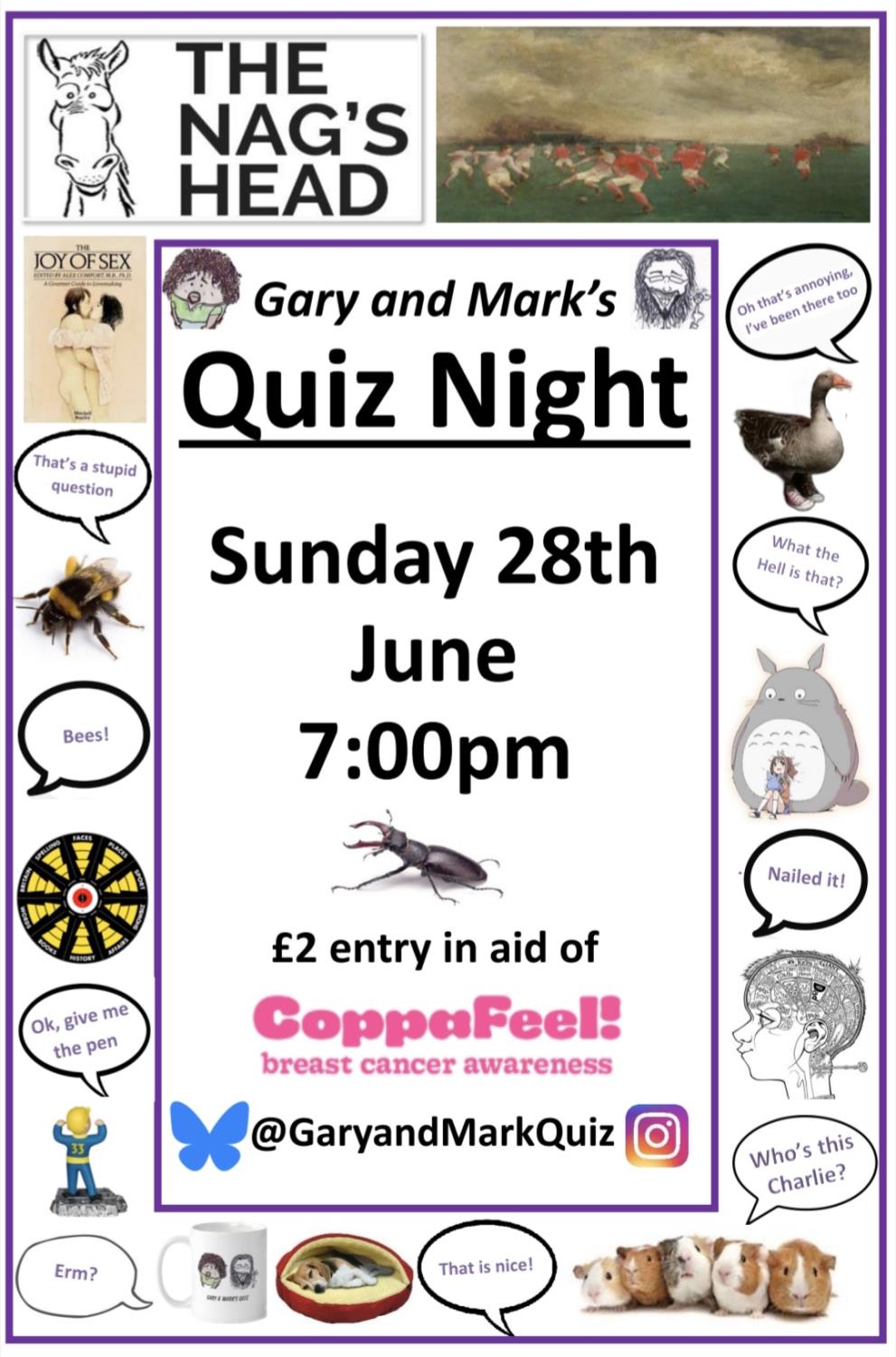 Gary and Mark's Charity Fun Quiz!