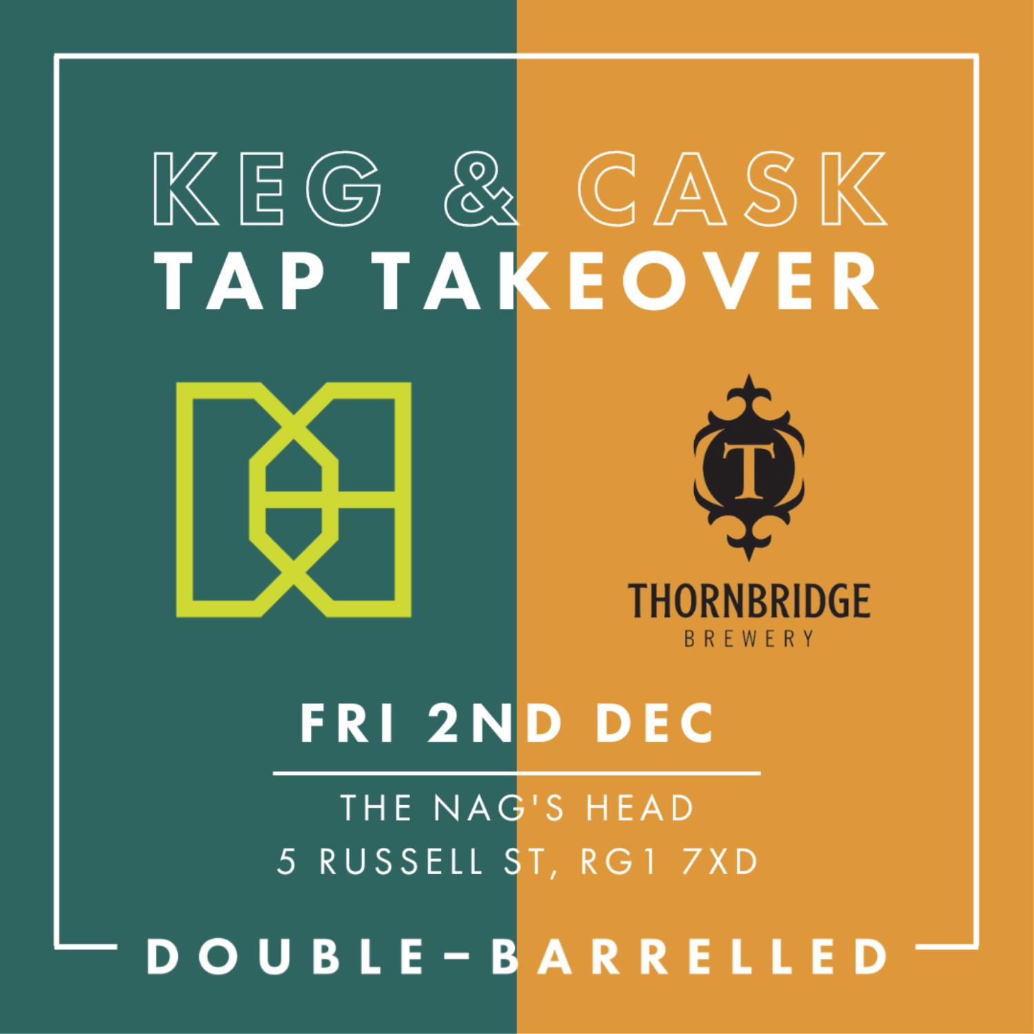 Thornbridge & Double-Barrelled pump & tap takeover