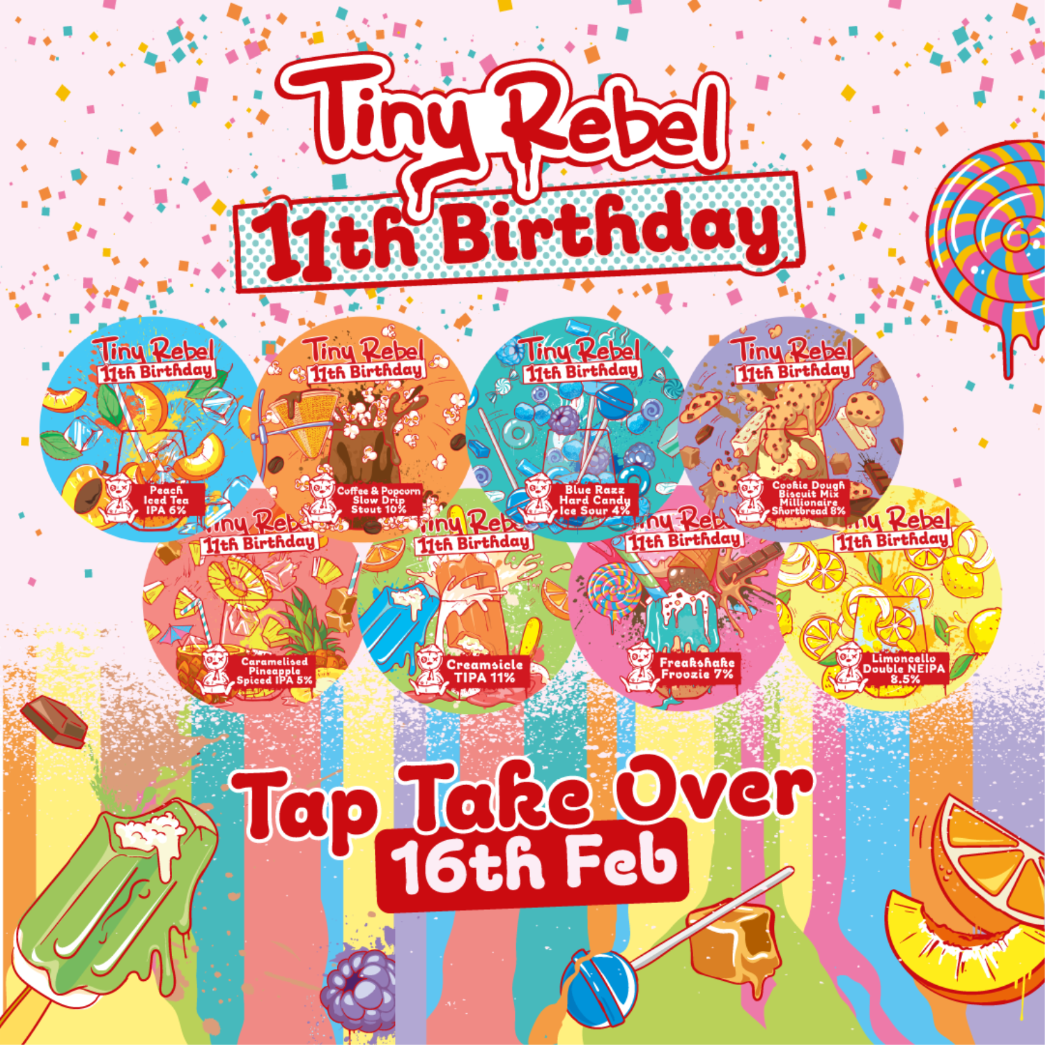 Tiny Rebel 11th Birthday tap-takeover