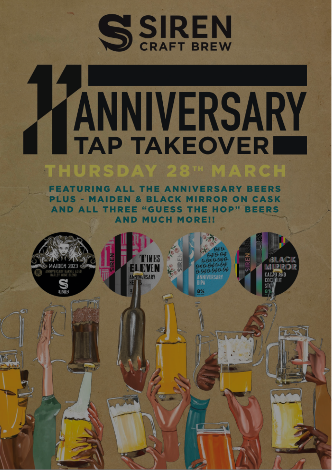 Siren 11th Anniversary Tap-Takeover