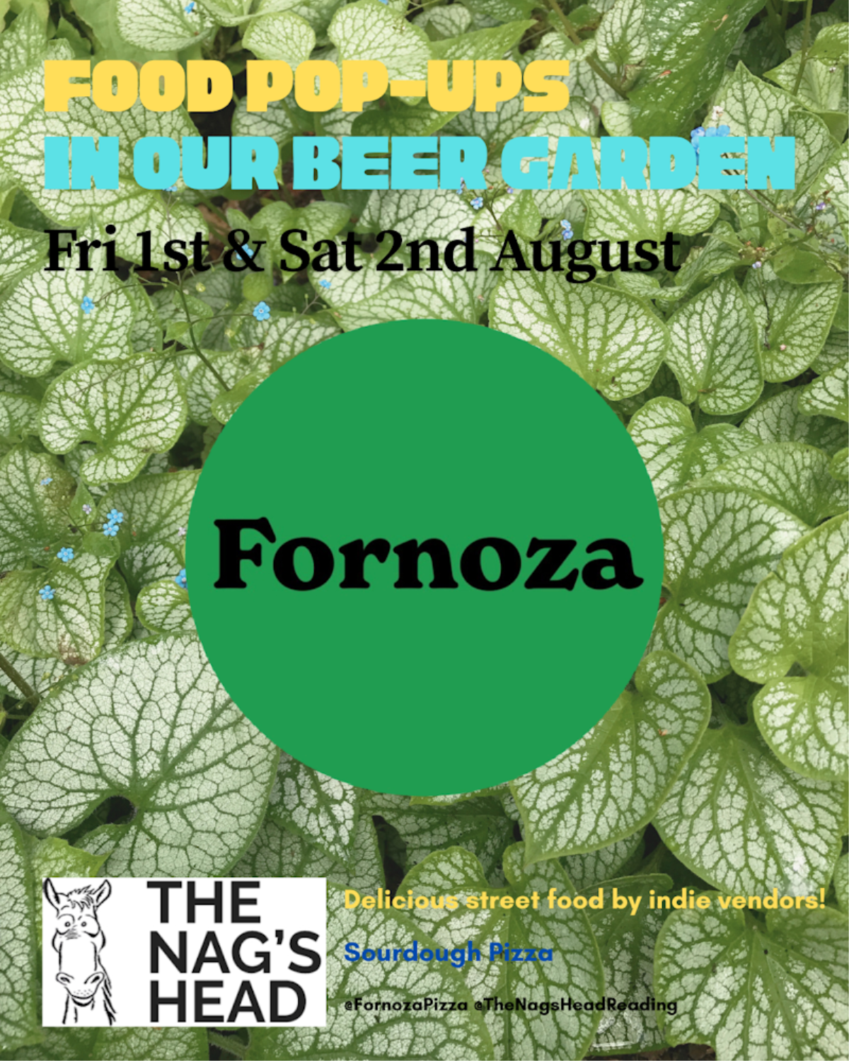 Food Pop-ups in our Beer Garden: Fornoza
