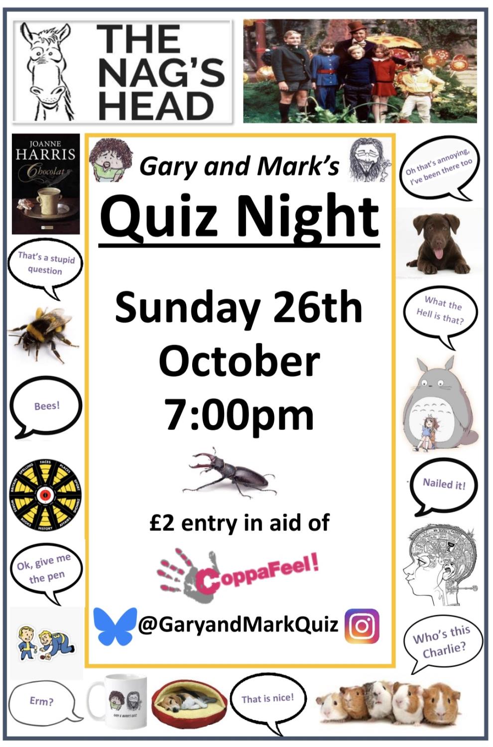 Gary & Mark's Charity Fun Quiz!