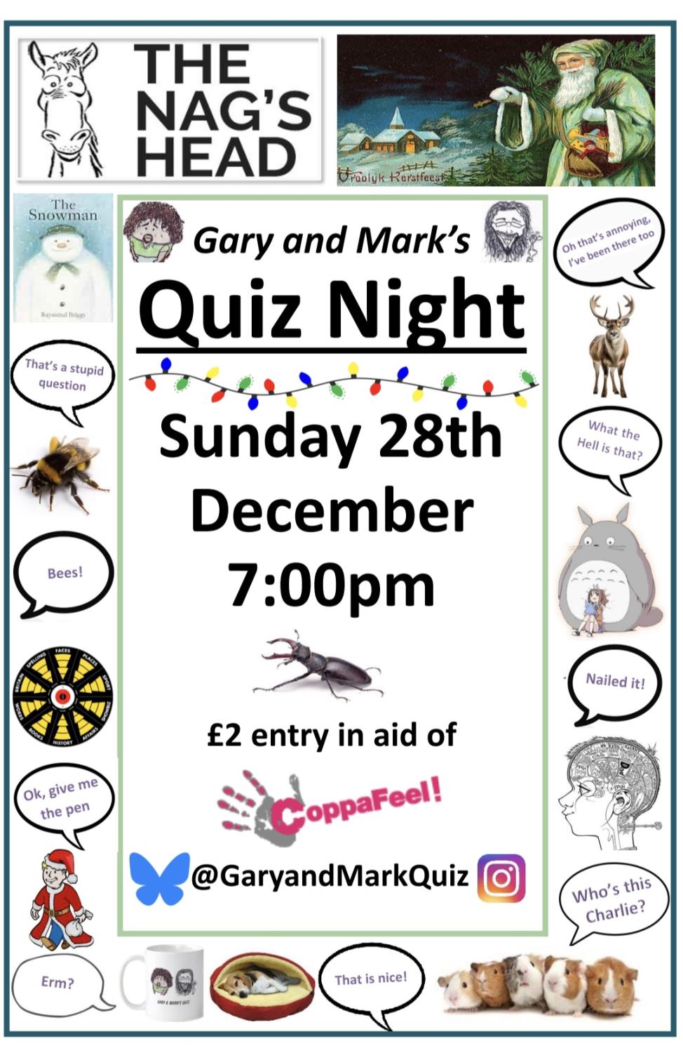 Gary and Mark's Charity Fun Quiz!