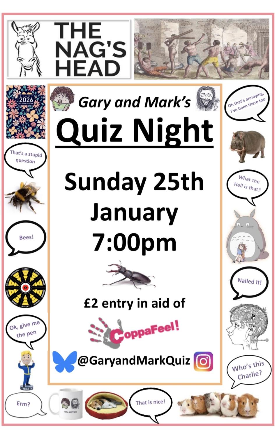Gary and Mark's Charity Fun Quiz!